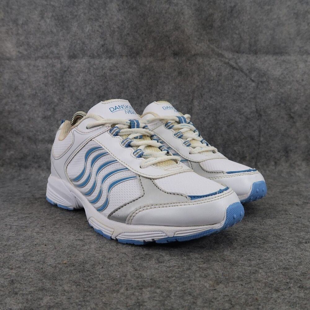 Danskin Now Shoes Women 7 Athletic Trainer Sneaker Running Walking Comfort White